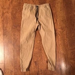 Charles and a half boys khaki joggers